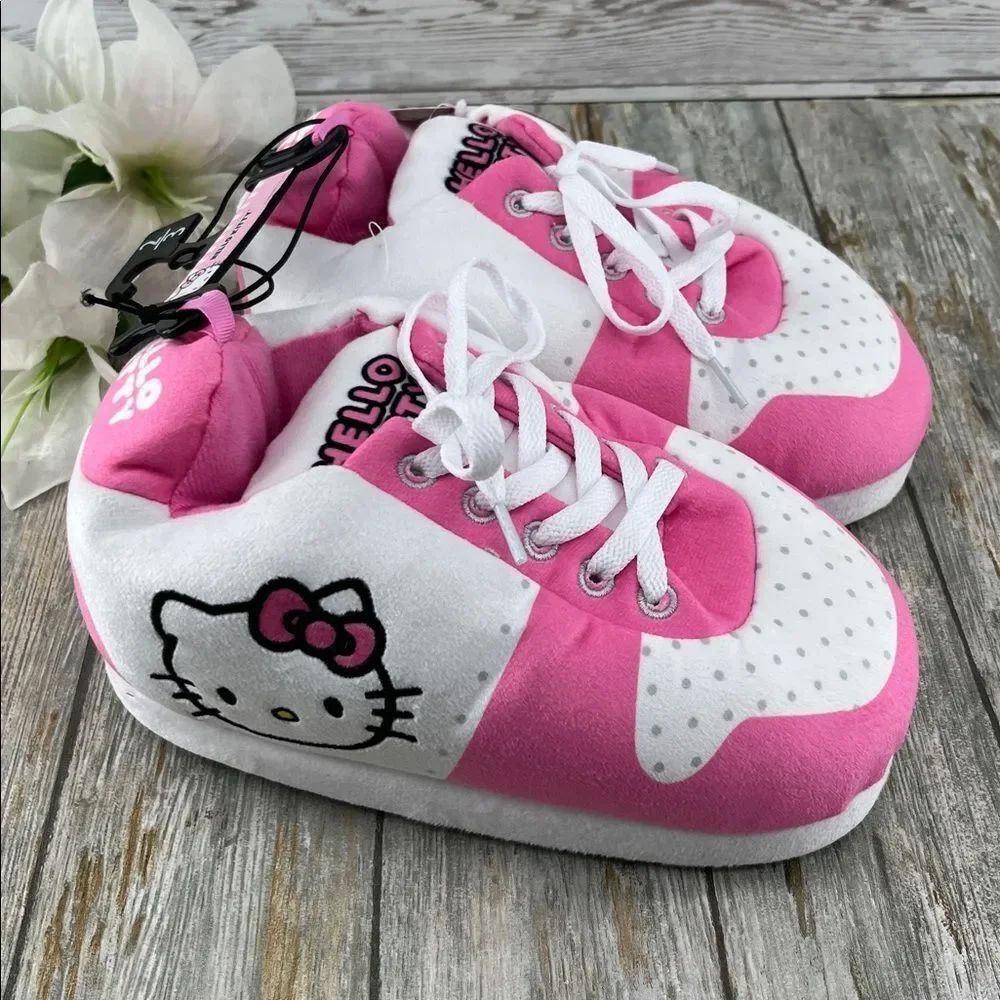 Little Girls Hello Kitty Sneaker Slippers Shoes Size 2/3